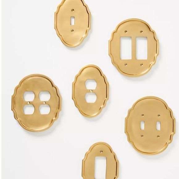 NWOT Anthropologie Adelaide Double Outlet Cover - Picture 2 of 11